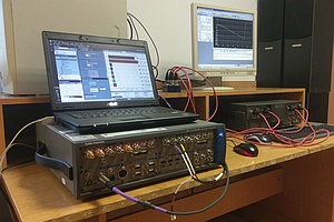 Electroacoustic measurements setup