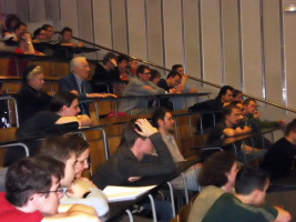 During Dr. Fuks' lecture
