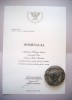 Nominacja przyznająca medal Akademii Polskiego Sukcesu prof. A. Czyżewskiemu