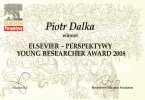 Dyplom dla Piotra Dalki