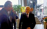 Przewodniczący Parlamentu Europejskiego, Prof. Jerzy Buzek w rozmowie z Prof. Andrzej Czyżewskim