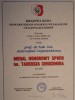 Dyplom nadania Medalu Honorowego SPWiR im. T. Sendzimira